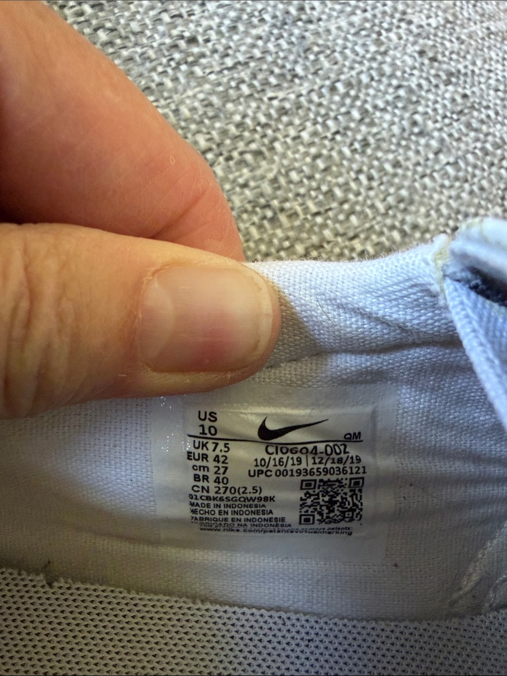 NEW Nike Court Royale AC Slip-On SE "Palm Leaves" Sneakers - Women's Size 10 - Picture 4 of 5